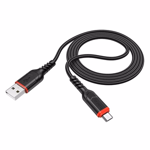 Cable USB A to Micro USB Hoco 2,4A 3 m X59 black
