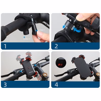 Velosipēda tālruņa turētājs Joyroom JR-ZS288 melns