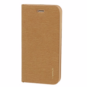 Чехол-книжка Vennus с рамкой для Samsung Galaxy S24 Plus золотой