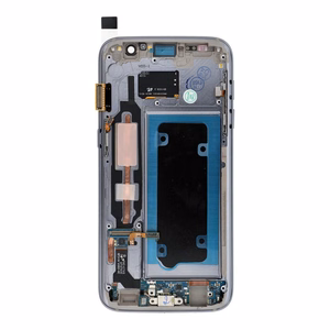 FixCell displejs LCD SAMSUNG S7 ar rāmi melns (refurb)