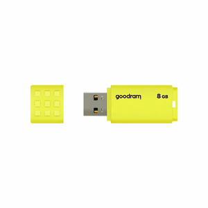 GOODRAM UME2 USB atmiņa - 8GB USB 2.0 DZELTENA