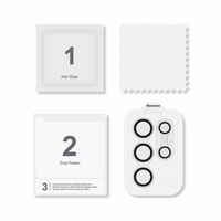 Crong Lens Ring - Tempered Glass Samsung Galaxy S24 Ultra Camera Lens (caurspīdīgs)