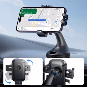 Auto turētājs Joyroom "JR-OK6" Melns (nav magnētisks / lipīgs paliktnis)