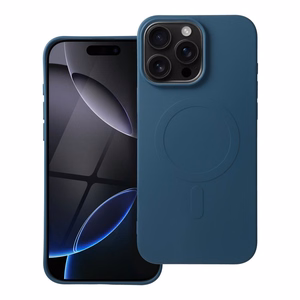 Case Silicone Mag Cover (big hole) (MagSafe) for iPhone 16 Pro Max navy