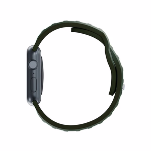 3mk silikona siksniņa Apple Watch, 38/40/41/42 mm, tumši zaļš, mazais izmērs