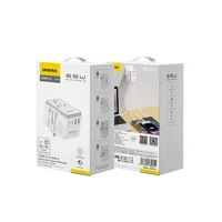 Dudao A65Pro 65W ceļojumu adapteris EU / US / JP / AUS / UK 2x USB-C 2x USB-A - balts