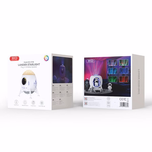 XO projector LED CF38 star and galaxy with Bluetooth skaļrunis balts