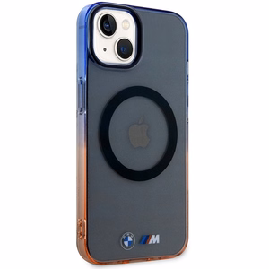Apvalks BMW BMHMP14SHTGE iPhone 14 6.1" pelēks/pelēks cietais apvalks Gradients Buferis MagSafe