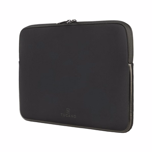 Melns Tucano Elements 2 4 mm neoprēna apvalks MacBook Pro 14 collu un 13 collu klēpjdatoriem