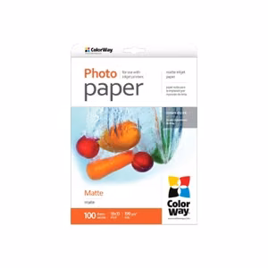 ColorWay matēts fotopapīrs, 190 g/m², 10 × 15 cm