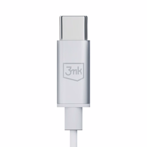 Austiņas 3mk Wired Earphones USB-C white