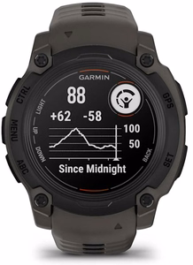 Garmin Instinct E digitālais GPS pulkstenis, 40 mm, 2,18 cm (0,86 collu) MIP, 166 × 166 pikseļi, melns