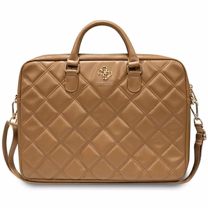 Guess Quilted 4G soma 16" klēpjdatoram - brūns