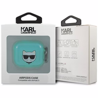 Karl Lagerfeld Choupette AirPods apvalks 3 - zils
