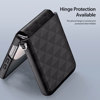 DUX DUCIS apvalks FITT SAMSUNG Z Z FLIP 7 FE/W25 FLIP/ Z FLIP 6 melna