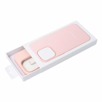 LEATHER MAG COVER viedtālruņa apvalks SAMSUNG S25 PLUS smilšu rozā