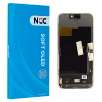 Mīksts OLED ekrāns NCC skirta iPhone 15 Pro melns IC