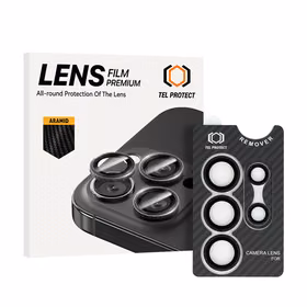 Rūdīts stikls Tel Protect 3D Lens Aramid Series on camera priekš Samsung Galaxy S26 Ultra (objektīvs 5 gab.)