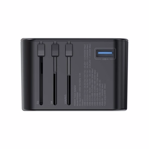 Universal Travel Charger Choetech PD5009 65W 2xUSB-C/USB-A black