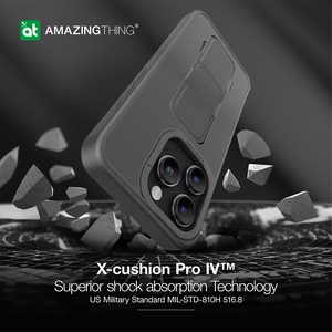 Amazing Thing Matte Pro Magnētiskais apvalks MagSafe 12FT IP156.7PMPBK iPhone 15 Pro Max melnais