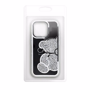TEDDY BEAR viedtālruņa apvalks IPHONE 11 sudraba krāsas