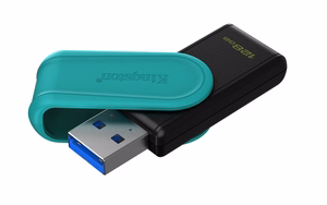 Kingston pendrive 128GB Portable USB 3.2 Gen 1 DataTraveler Exodia S (Black/Turquoise)