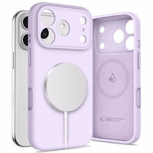 Tech-Protect Silicone MagSafe Чехол для iPhone 17 Pro - фиолетовый