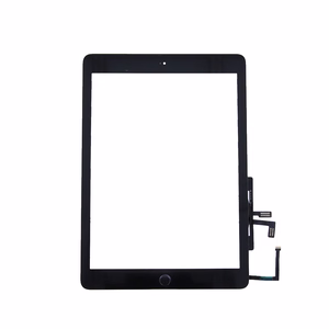 Skārienpanelis iPad 5 9.7" 2017 pilns priekšējais komplekts melns