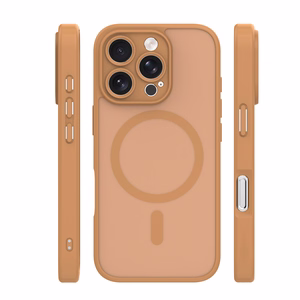 Mag Matt case for iPhone 16 Pro 6,3" brown camera protection