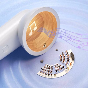 WEKOME S28 Pop Digital Series Bluetooth 5.3 TWS bezvadu austiņas ar uzlādes futrālī iebūvētu projektoru un 5 projektora slaidiem, baltas