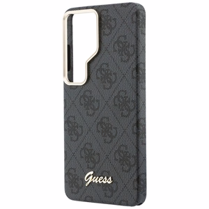 Guess maciņš 4G Script MagSafe priekš Samsung Galaxy S26 Ultra melns