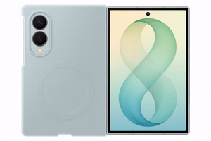 Samsung Galaxy Z Fold8 silikona magnētiskais vāciņš ar 2 pretatspīduma plēvēm, pistāciju krāsā