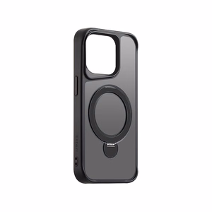 Etteri Matēts Magnētiskais gredzens viedtālruņa apvalks iPhone 14 Pro 6,1" melns
