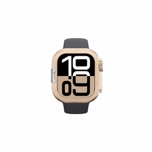 AmazingThing Titan Pro Metal Maciņš Apple Watch 11 46mm Aluminum - Zelta