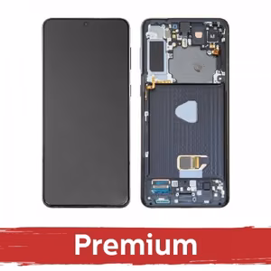 LCD displejs Samsung G996 S21 Plus ar rāmi / Phantom Black / OEM