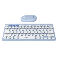 Havit KB279GCM bezvadu 2-in-1 spēļu komplekts tastatūra + pele (zila) (QWERTY)