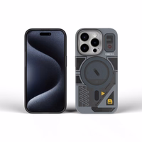 FORCELL F-PROTECT Levels ar dubultā slāņa 4D tehnoloģiju, militāri pārbaudīts, saderīgs ar MagSafe IPHONE 16 PLUS kibers pelēks