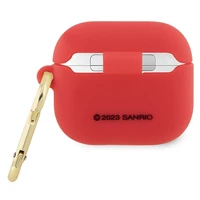 Hello Kitty silikona 3D Kitty galvas apvalks AirPods 3 - fuksijas