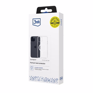3mk Caurspīdīgs Magnētiskais viedtālruņa apvalks Apple iPhone 15 Plus - caurspīdīgs