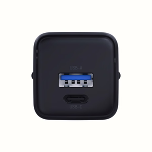 Melns 3mk Hyper GaN tīkla lādētājs, 20 W, QC4+/PD/PPS, USB 1A1C, ES
