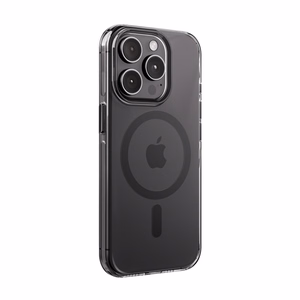 Crong Clear MAG Pro MagSafe vāciņš ierīcei iPhone 15 Pro, melns