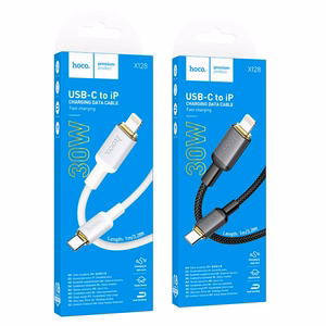 Cable USB C to Lightning Hoco PD 30W 1 m X128 Benefit black