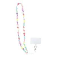 PIXIE tālruņa siksniņa, tālruņa piekariņš / auklas garums 68 cm (34 cm cilpā) / uz kakla – ar sirsniņām