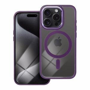 COLOR EDGE MAG COVER viedtālruņa apvalks saderīgs ar Magnētisko IPHONE 15 Pro violeta