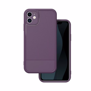 Simple Carbon чехол iPhone 11 фиолетовый