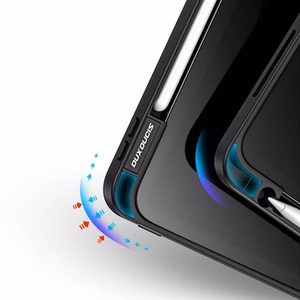 DUX DUCIS apvalks MAGI ar zīmuļa turētāju iPad Pro 11 (2018/2020/2021/2022) melns