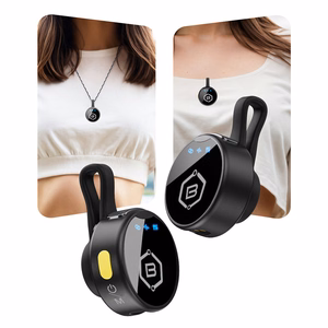 Blavec Lavalier mikrofoni x 2 MK-02 ClipGo Combo: Type C, Lightning, BT (LMMK02-B) melns
