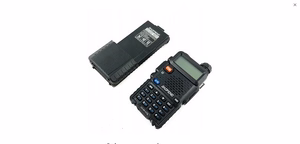 Baofeng UV-5R HTQ – pārnēsājamā radiostacija, 3800 mAh akumulators, USB-C