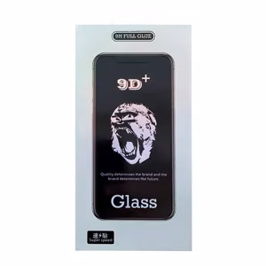 Rūdīts stikls 9D Gorilla Apple iPhone Air melns