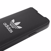 Adidas OR Viedtālruņa apvalks Booklet BASIC iPhone 14 6.1" melns/balts 50181